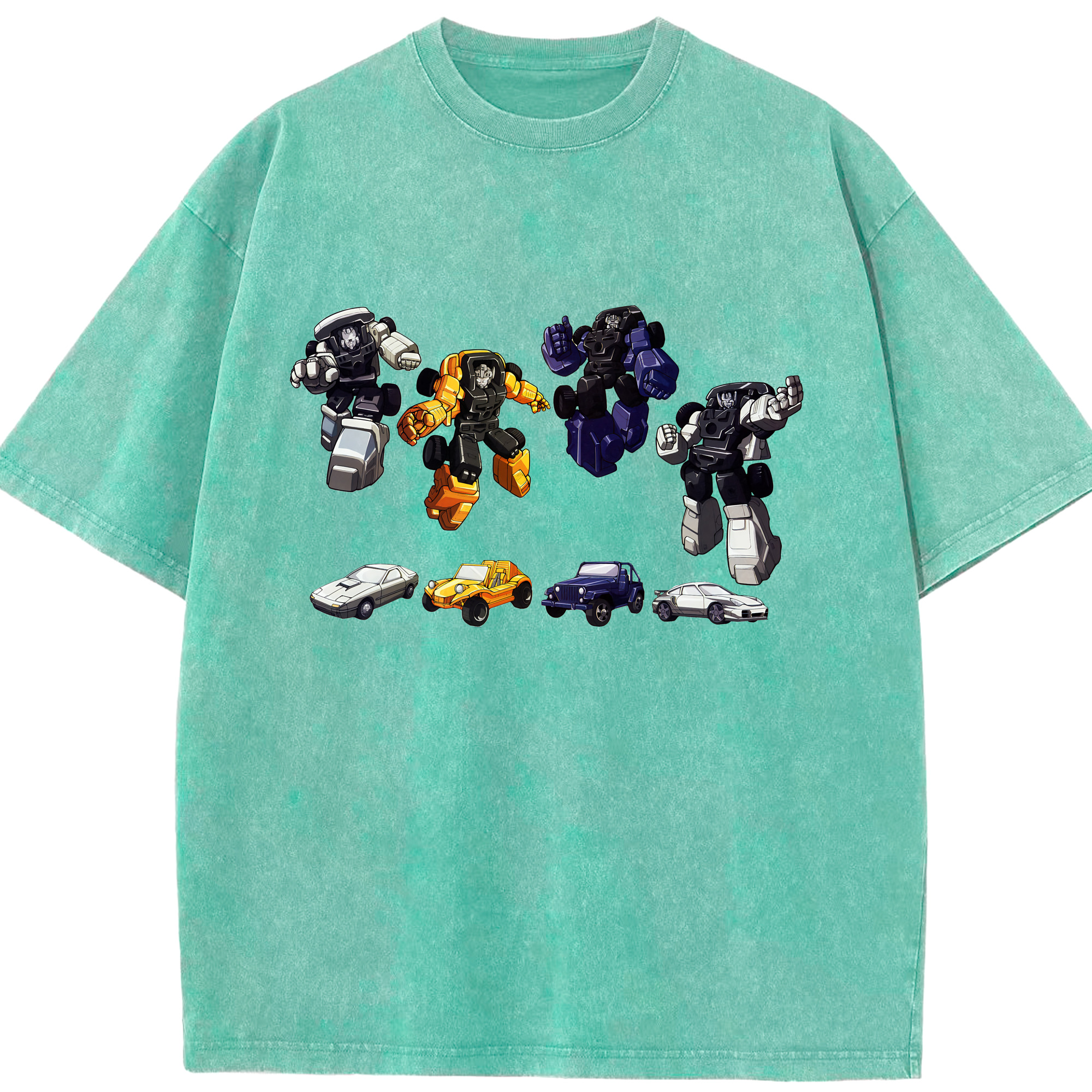 （画像用） Transformers トランスフォーマー 綿100% ヴィンテージ風 半袖Tシャツ（フロントプリント）